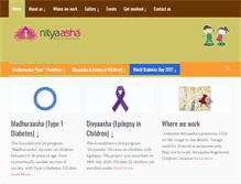 Tablet Screenshot of nityaasha.org